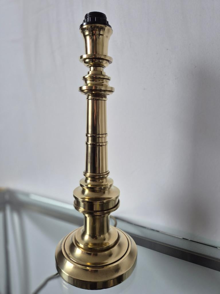 Vintage Lamp Art Milano Italy messing lampvoet, Ophalen of Verzenden, Gebruikt, Minder dan 50 cm