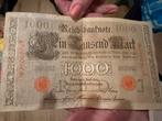 Zeldzaam 1000 Mark biljet Duitsland 1910 Reichsbanknote, Ophalen, Duitsland, Los biljet
