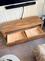 Houten (teak) tv meubel 150x50x47 in goede staat, Huis en Inrichting, Kasten | Televisiemeubels, Ophalen, Gebruikt, 100 tot 150 cm