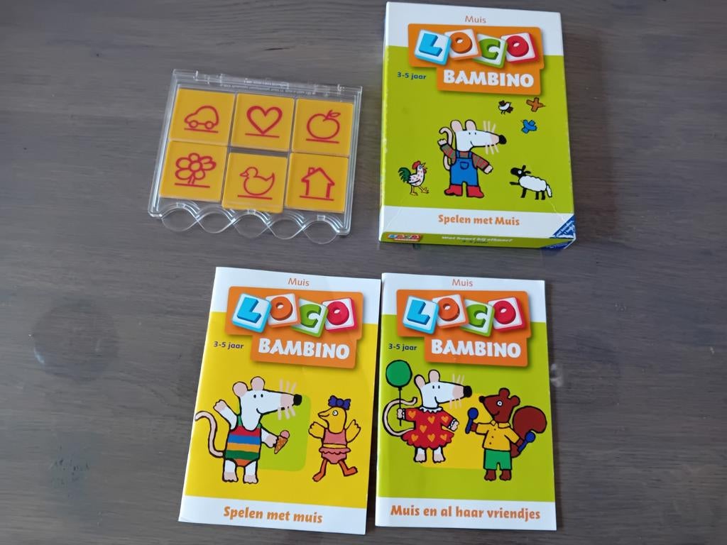 Loco Bambino Spelletjes met Muis (3-5 jaar), Ophalen, Zo goed als nieuw, Puzzelen