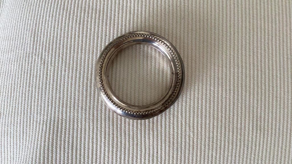 ZILVEREN RAMMELAAR/BIJTRING E15,00. Antiek., Ophalen of Verzenden, Gebruikt, Rammelaar