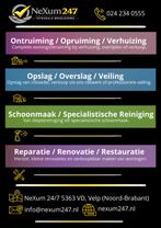 Verhuizingen Opslag Ontruimingen Schoonmaak Spoed Service