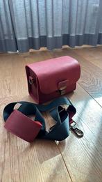 Leren fototas, Audio, Tv en Foto, Fotografie | Fototassen, Ophalen, Zo goed als nieuw, Schoudertas, Overige merken