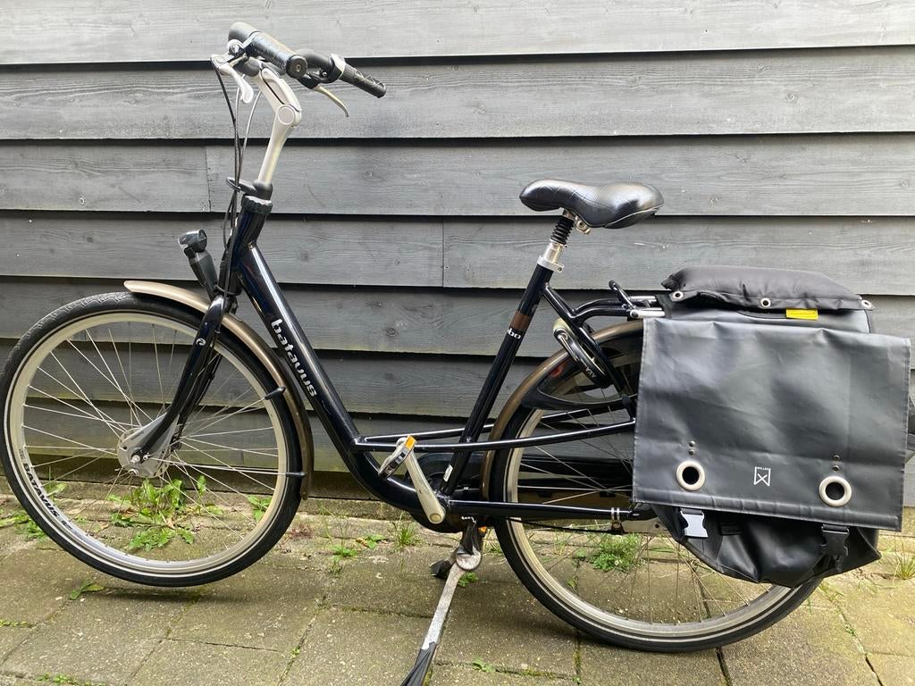Batavus Mambo Mamafiets 28 inch met tassen en slot, Ophalen, Gebruikt, 0 zitjes, Batavus