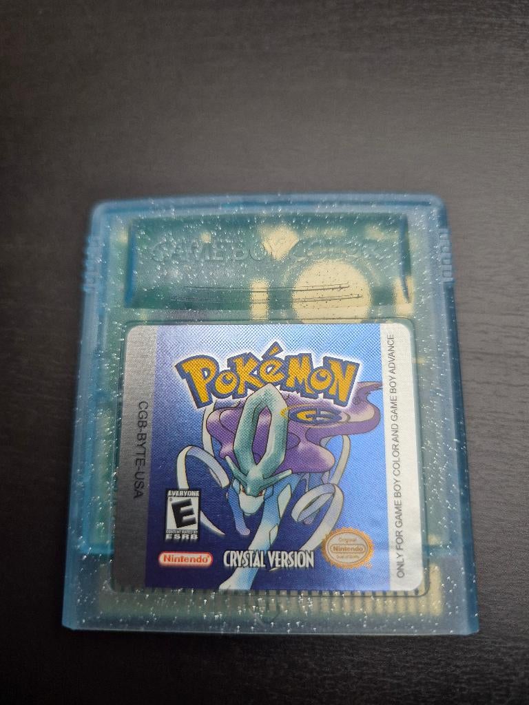 Pokémon Crystal (GBA) – Origineel – Save werkt, Spelcomputers en Games, Games | Nintendo Game Boy, 1 speler, Ophalen of Verzenden