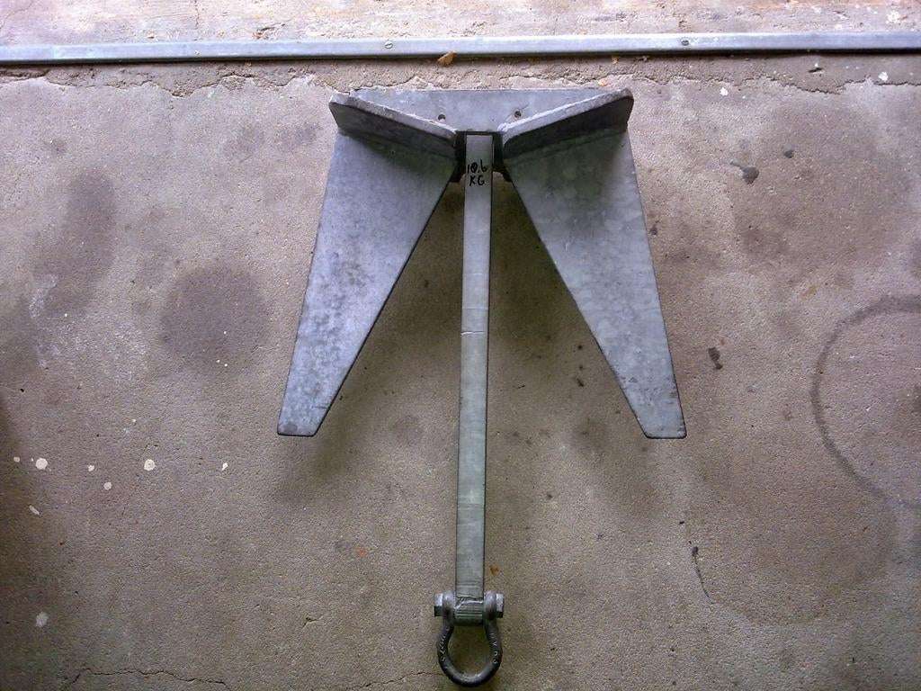 Gegalvaniseerd anker - 10.6 kg, Ophalen of Verzenden, Gebruikt, Overige typen
