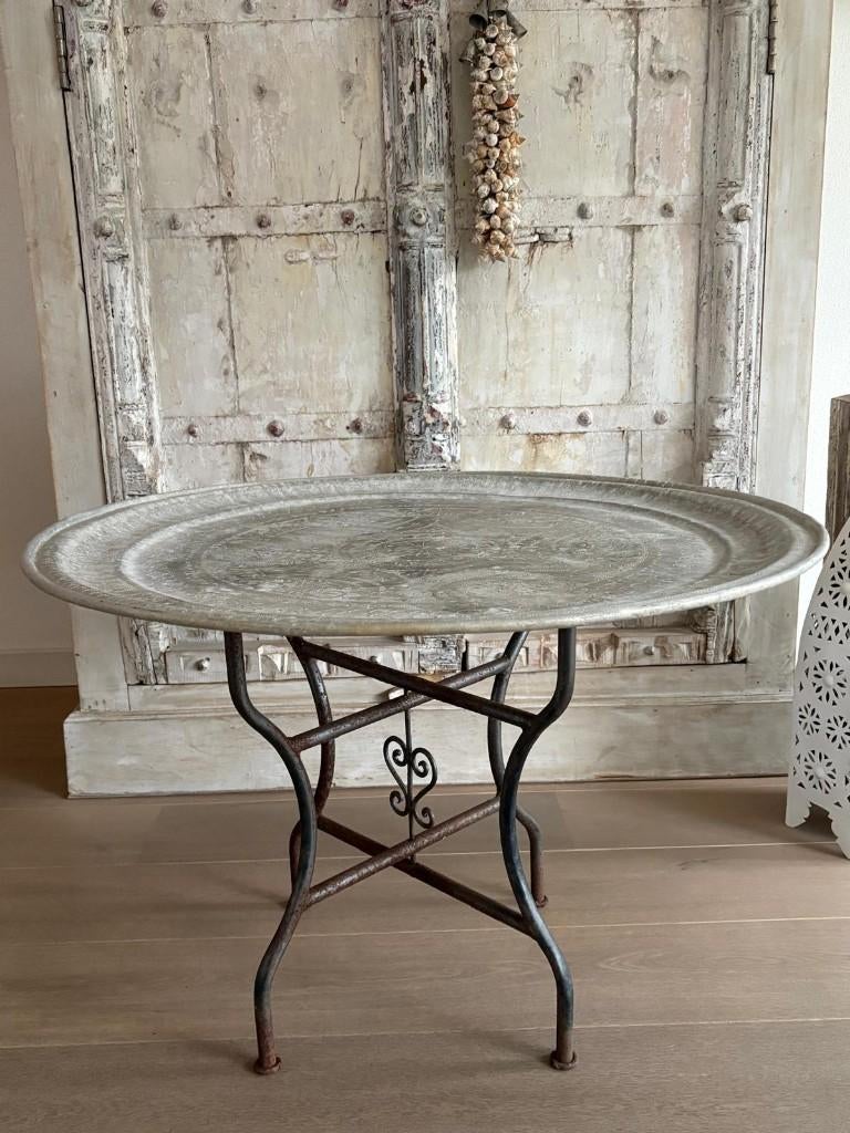 Vintage Marokkaanse theetafel salontafel tafel Ø 77 cm, Ophalen
