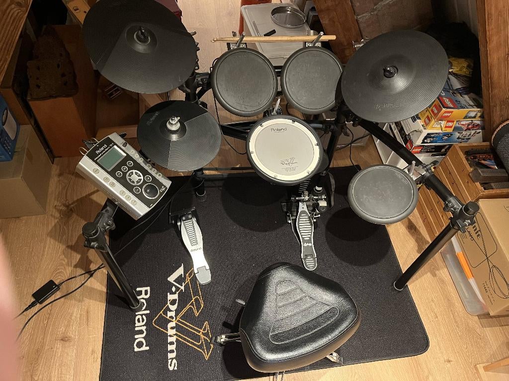 Elektronisch drumstel Roland TD-9, Muziek en Instrumenten, Drumstellen en Slagwerk, Ophalen, Gebruikt, Roland, Elektronisch