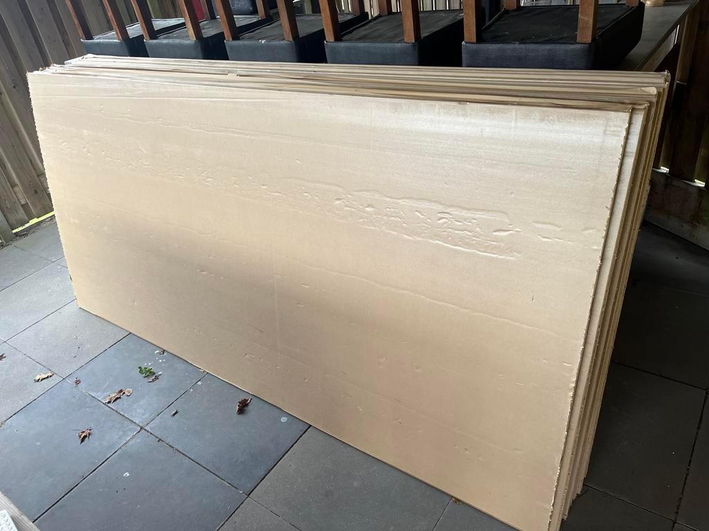 12x Kraft PIR isolatieplaten 20mm dik, 250x122cm, Zo goed als nieuw, Hardschuim (Pir), 15 m² of meer, Vloerisolatie