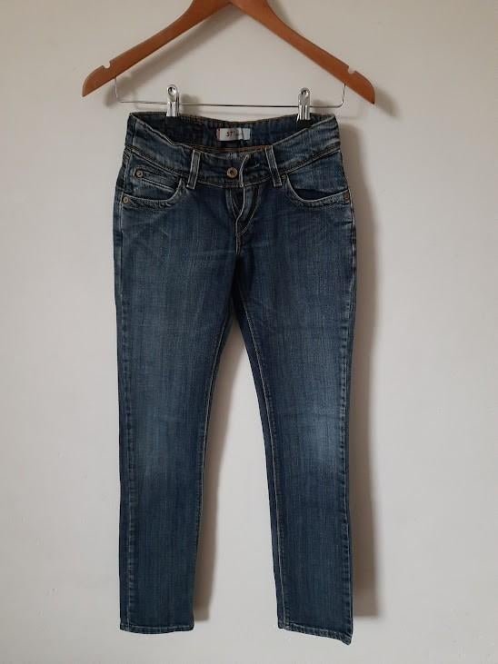 Levi's jeans 571 slim fit, maat 26 x 32, Blauw, Ophalen of Verzenden, Zo goed als nieuw, W27 (confectie 34) of kleiner