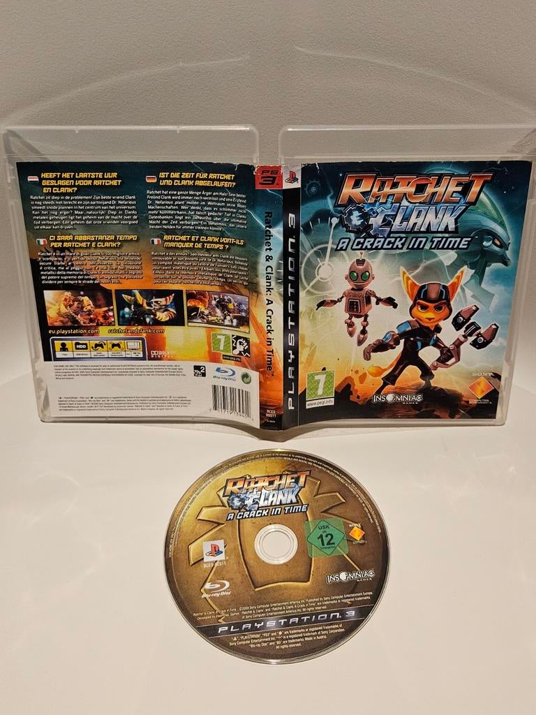 Ratchet Clank A Crack in Time PS3, Spelcomputers en Games, Avontuur en Actie, 1 speler, Ophalen of Verzenden, Zo goed als nieuw