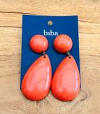 Nieuw, leuke retro-look oorbellen Biba, Overige materialen, Nieuw, Ophalen of Verzenden, Knopjes of Stekers