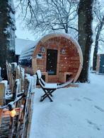 Ongebruikte Lig Sauna | barrel sauna | buiten sauna | 6 pers, Ophalen, Zo goed als nieuw, Fins of Traditioneel, Complete sauna