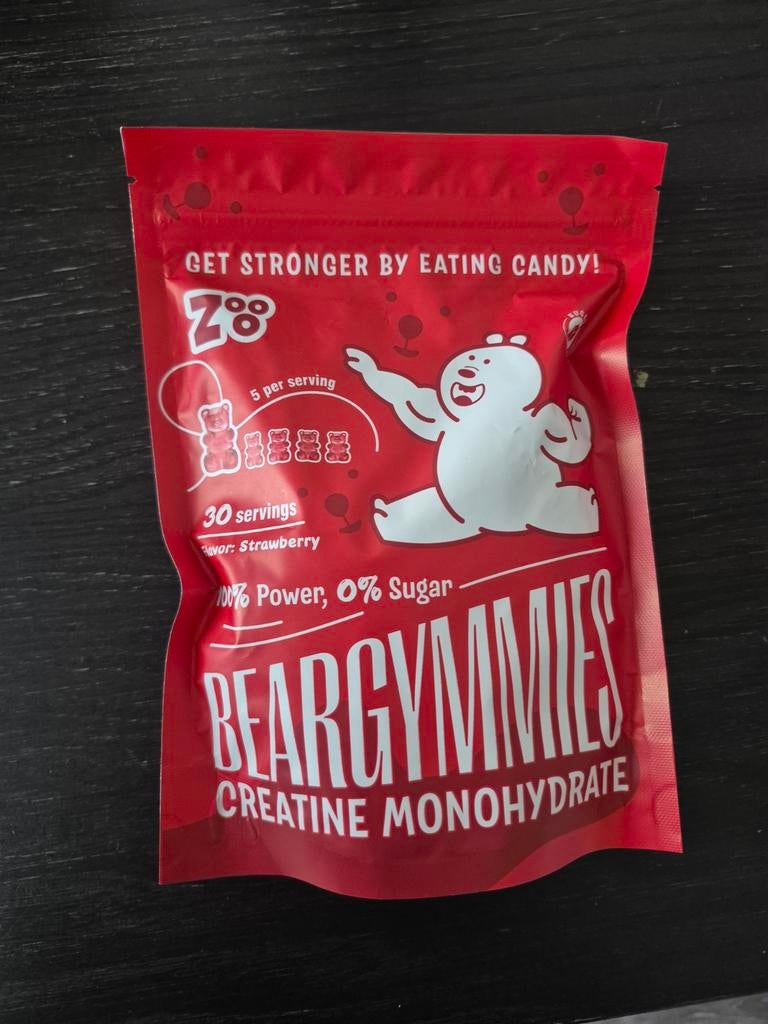 Creatine Monohydraat Gummies - Aardbei Smaak, Ophalen of Verzenden, Nieuw, Overige typen
