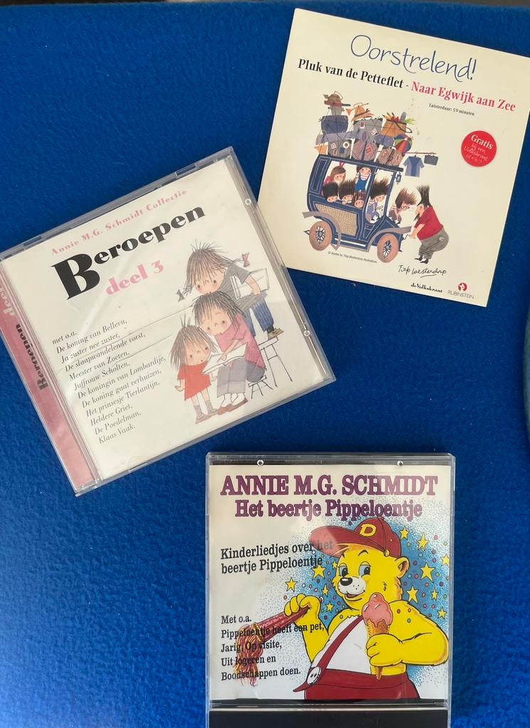 3 CD’s Annie M.G. Schmidt,, Ophalen, Zo goed als nieuw