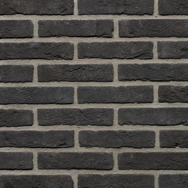 Wienerberger Zwart HV WF Gevelstenen - Nieuw 2200 stuks, Doe-het-zelf en Verbouw, Metselstenen, Nieuw, Bakstenen, Ophalen