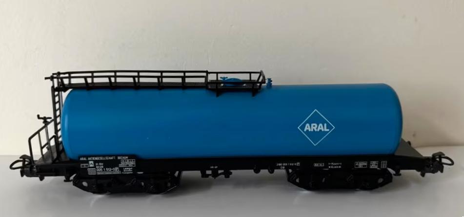 Marklin H0 4643 - 4-assige Ketelwagen Aral van de DB in ovp, Wisselstroom, Ophalen of Verzenden, Märklin, Nieuw