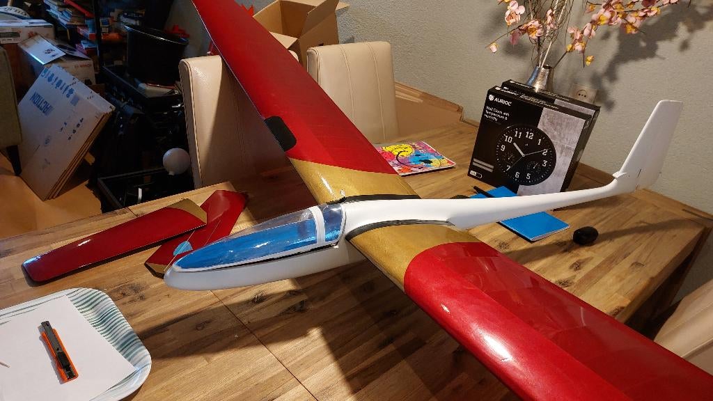 Vintage Multiplex Alpha 270 cm spanwijdte uit de 70ties, Hobby en Vrije tijd, Modelbouw | Radiografisch | Vliegtuigen, Refurbished