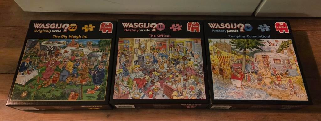 Wasgij? Puzzels  (950 stukjes) €8,- per stuk, Hobby en Vrije tijd, Denksport en Puzzels, Ophalen, 500 t/m 1500 stukjes, Zo goed als nieuw