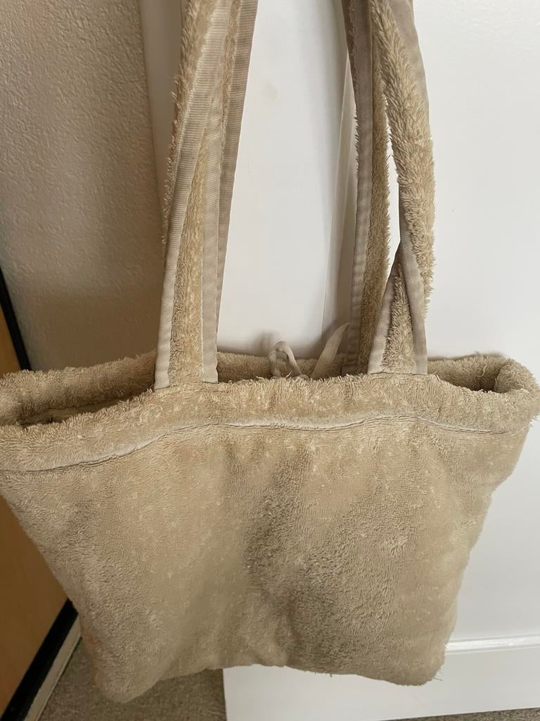 Zara leuke beige katoenen beach bag  strandtas touwtjes rits, Sieraden, Tassen en Uiterlijk, Tassen | Damestassen, Ophalen of Verzenden