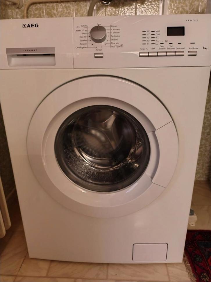 AEG Lavamat Protex wasmachine 8 kg, zie foto's voor details!, Witgoed en Apparatuur, Wasmachines, Gebruikt, Voorlader, 6 tot 8 kg