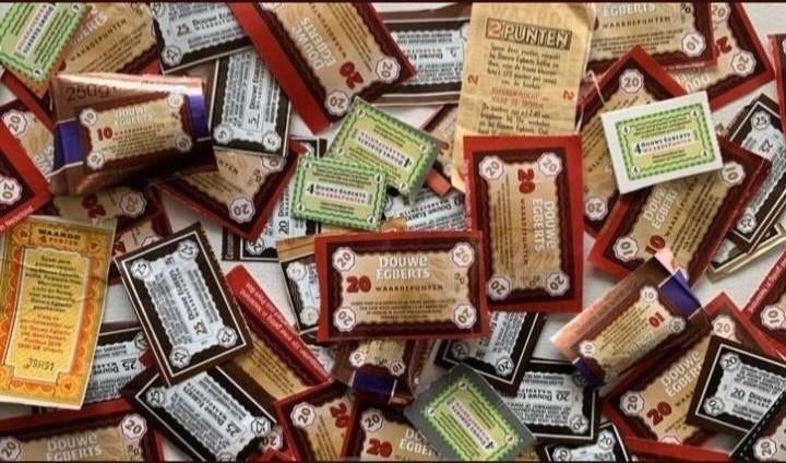 Douwe Egberts spaarpunten, Ophalen of Verzenden, Koffie of Thee, Zegels, Bonnen of Punten