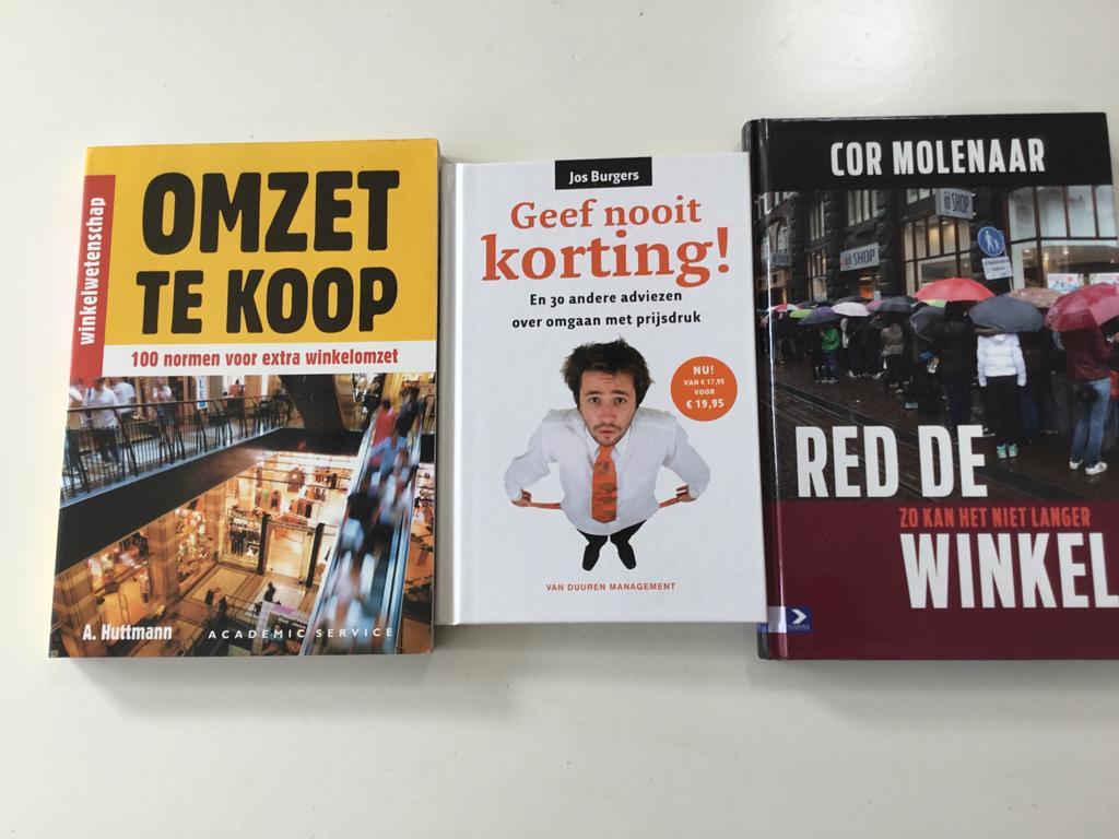 3 boeken: Omzet vergroten in de detailhandel, Boeken, Ophalen of Verzenden, Gelezen, Economie en Marketing