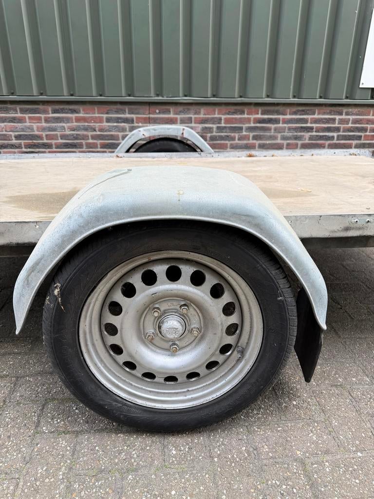 Stevige ongeremde aanhanger, ideaal voor diverse klussen, Gebruikt, Ophalen of Verzenden, Nvt, Nvt