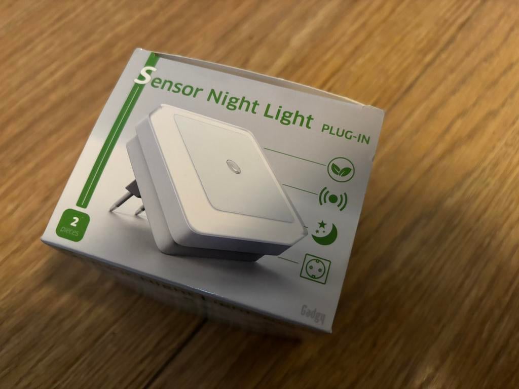 2x nachtlamp op sensor, Ophalen of Verzenden, Nieuw