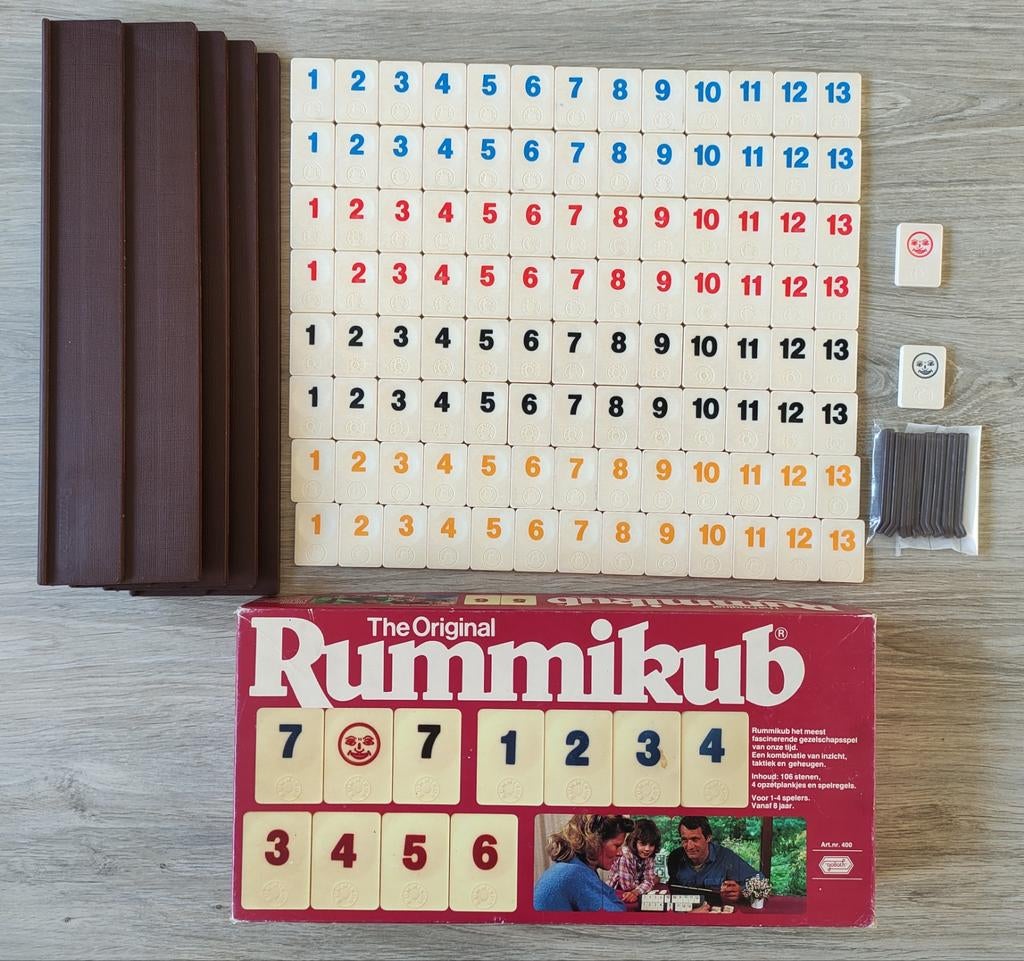RUMMIKUB UITGEVER GOLIATH 400 met STENENMAAT 40 x 30, Ophalen of Verzenden, Zo goed als nieuw