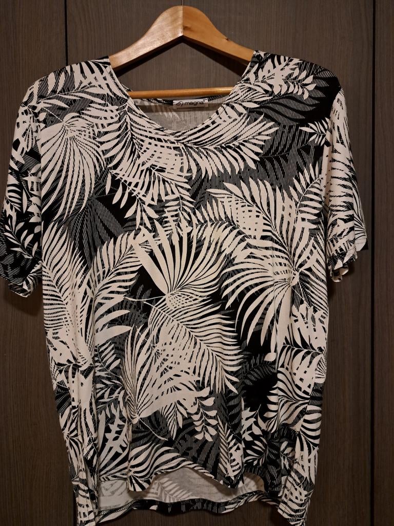 Magna viscose top, Kleding | Dames, Grote Maten, Zwart, Shirt of Top, Ophalen of Verzenden, Magna