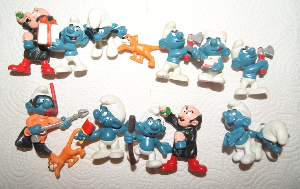 Verzameling smurfen uit jaren 80/90, Verzamelen, Smurfen, Ophalen of Verzenden, Zo goed als nieuw, Verschillende Smurfen, Poppetje, Figuurtje of Knuffel