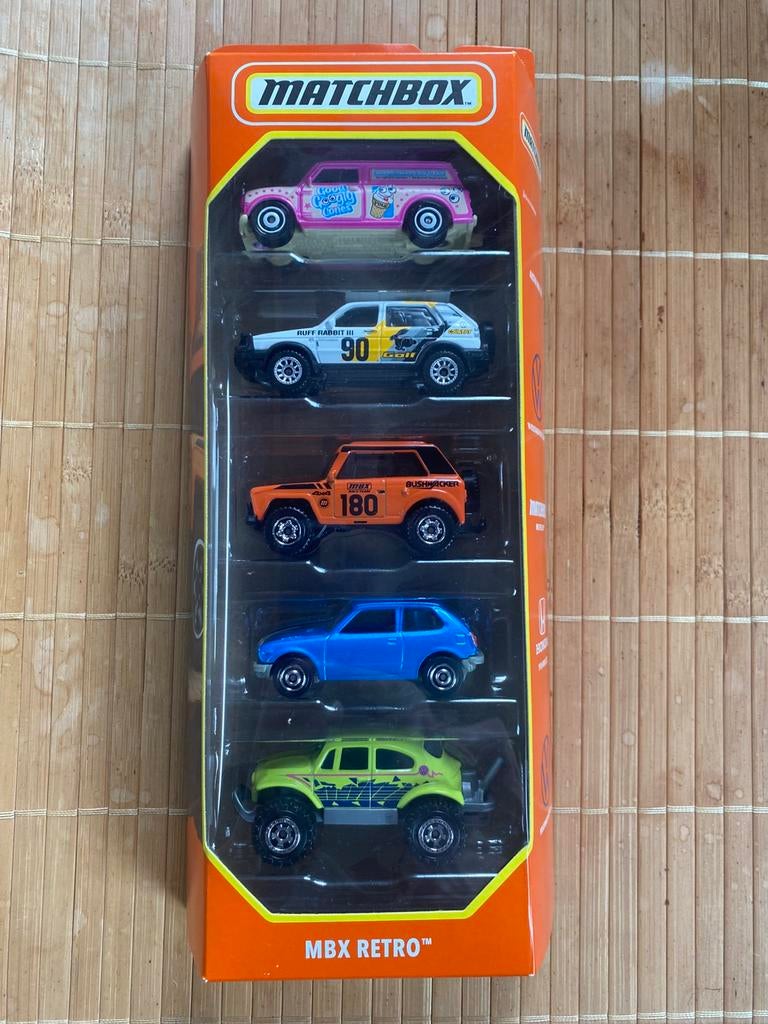 Matchbox MBX retro set met 2e zeldzame silver Honda Civic, Ophalen of Verzenden, Zo goed als nieuw, Auto