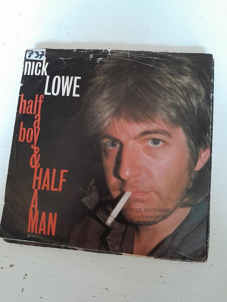 Nick lowe 7 inch half a boy & half a man, Ophalen of Verzenden, Zo goed als nieuw, Pop