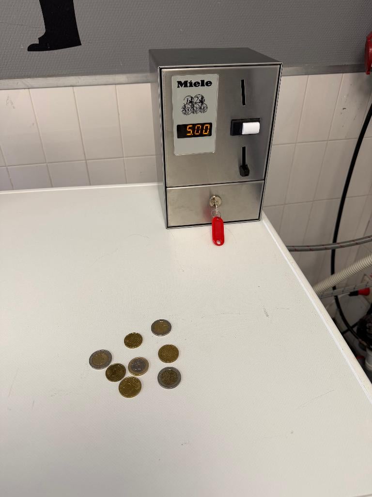 Miele professional met betaalstyst. camping / studentenhuis, Witgoed en Apparatuur, Wasdrogers, Minder dan 85 cm, Luchtafvoer