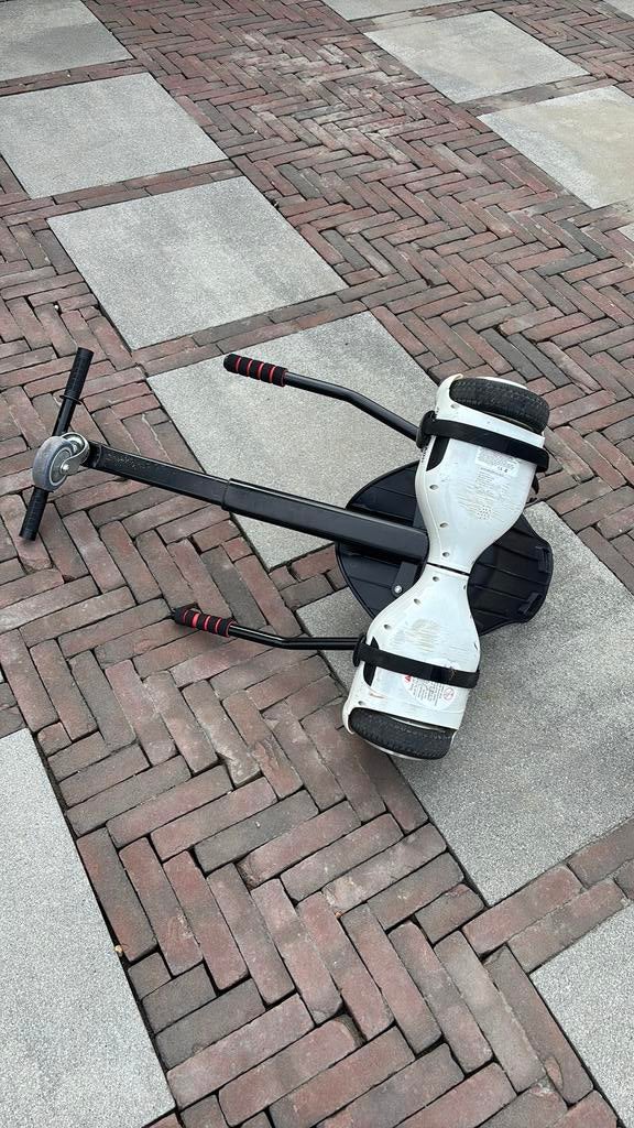 Hoverboard met zitje en oplader, Ophalen, Gebruikt