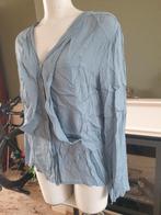 Be Tween grijs blauwe met zijde blouse L 42 44, Be Tween, Verzenden, Maat 42/44 (L), Zo goed als nieuw