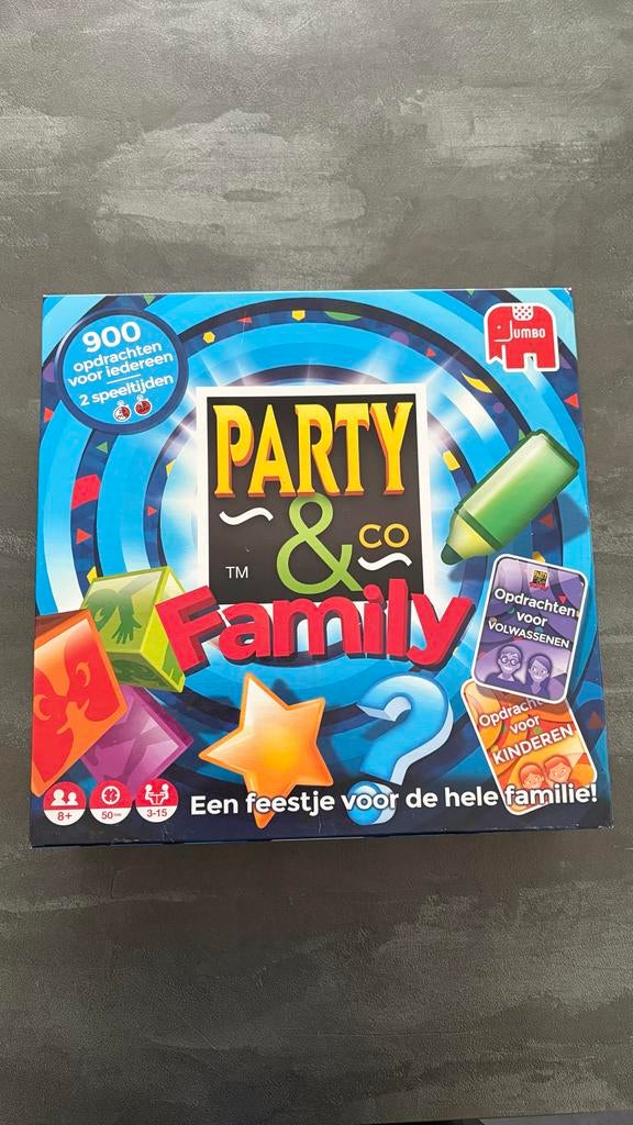 Party & Co Family bordspel, Vijf spelers of meer, Ophalen, Zo goed als nieuw