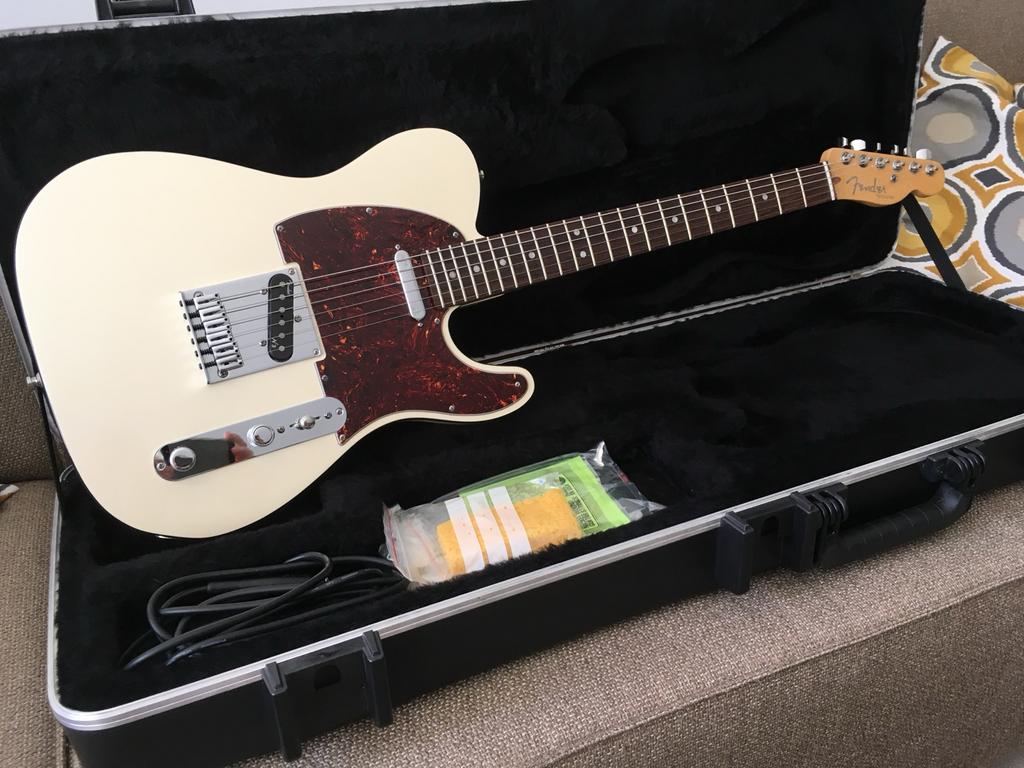 Fender Telecaster Deluxe Olympic White 2011, Ophalen, Zo goed als nieuw, Solid body, Fender