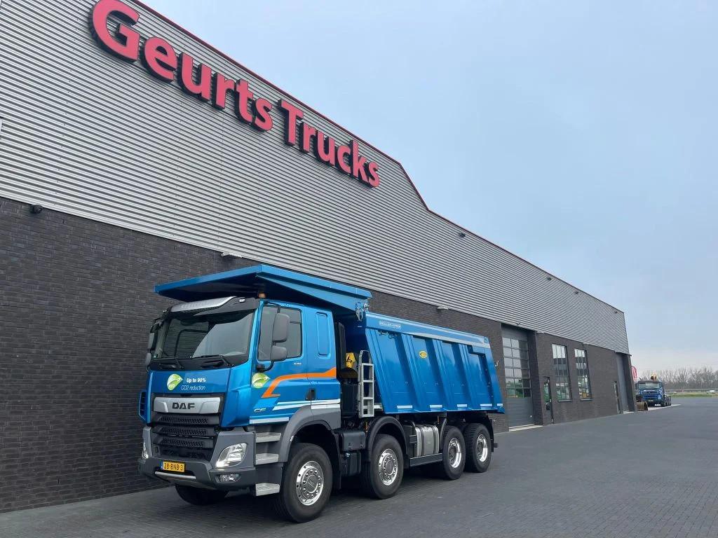 DAF CF 530 8X4 HEAVY DUTY MEILLER KIPPER/TIPPER EX DEMO TRUC, Automaat, Achterwielaandrijving, Euro 6, Origineel Nederlands