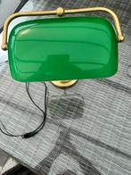 Bankiers/notaris bureaulamp, Ophalen of Verzenden, Gebruikt, Glas, Vintage