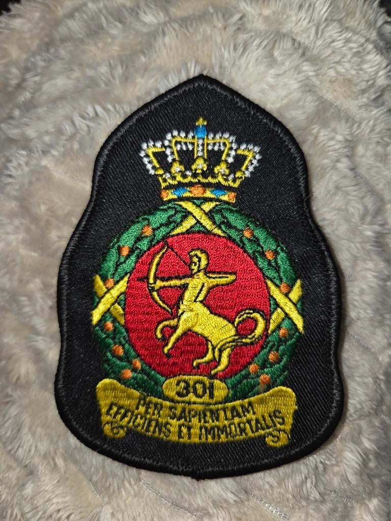 301 Squadron Militair Embleem Patch, Ophalen of Verzenden, Zo goed als nieuw