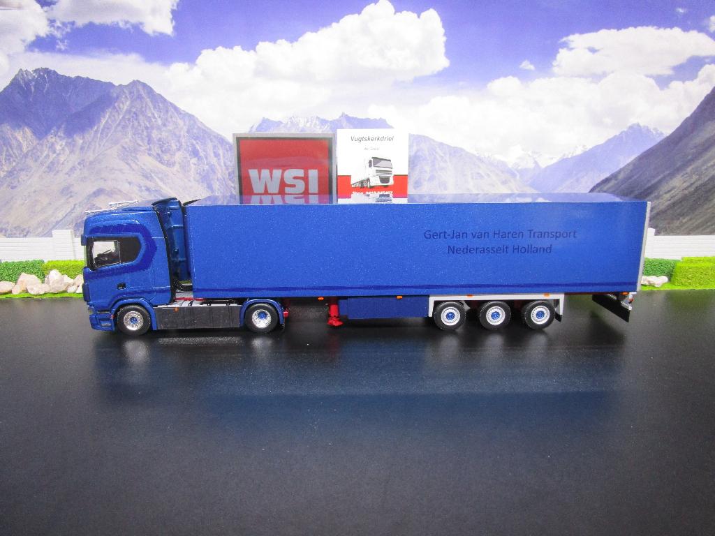 Wsi 02-3198 Gert-Jan van Haren , Scania S Highline CS20H, Hobby en Vrije tijd, Modelauto's | 1:50, Ophalen, Nieuw, Bus of Vrachtwagen