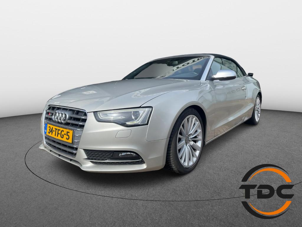 Audi A5 Cabriolet 1.8 TFSI Pro Line LEER NAVI CLIMA CRUISE, Auto's, Audi, Voorwielaandrijving, Euro 5, Gebruikt, Zwart