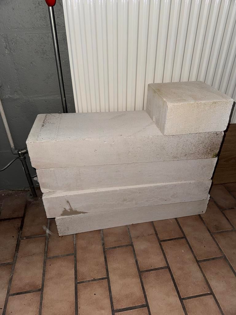 Ytong blokken 4 stuks - gratis, Ophalen, Zo goed als nieuw