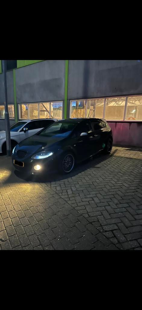Koplampen seat leon 1p met soort van angel eyes, Auto-onderdelen, Verlichting, Seat, Ophalen