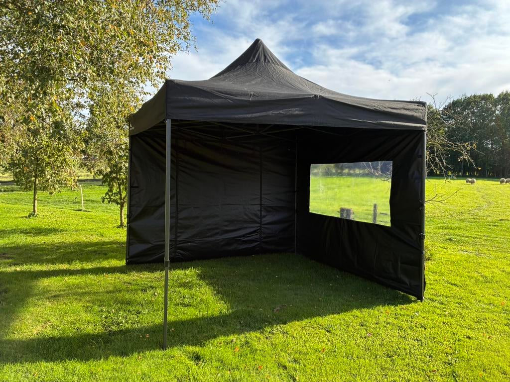 Easy-up partytent te huur, Tuin en Terras, Partytenten, Ophalen of Verzenden, Zo goed als nieuw, Minder dan 5 meter