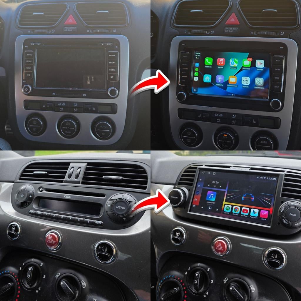 Draadloze Carplay inbouwen met of zonder scherm, Ophalen of Verzenden, Nieuw