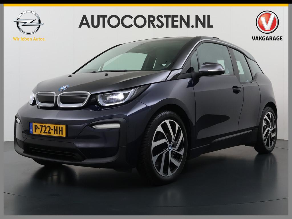 BMW i3 iPerformance 94Ah 33kWh SOH 87% Panorama-Schuifdak Na, Auto's, BMW, Automaat, Achterwielaandrijving, Gebruikt, Beige