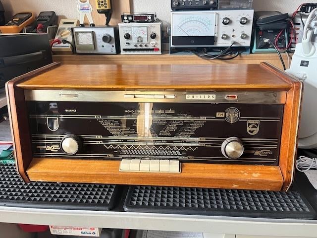 Phillips Bi-ampli radio, Audio, Tv en Foto, Radio's, Ophalen, Gebruikt, Radio